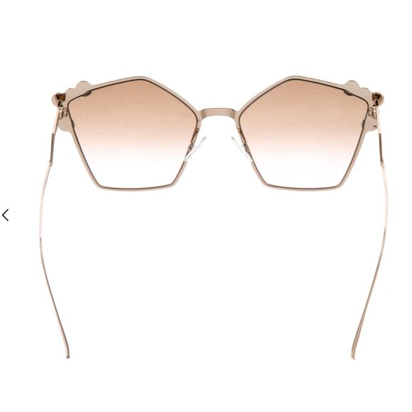 FENDI Designer Sunglasses FF0261/S Gold-Tone Metal Pink Stud Embellishments main image 8